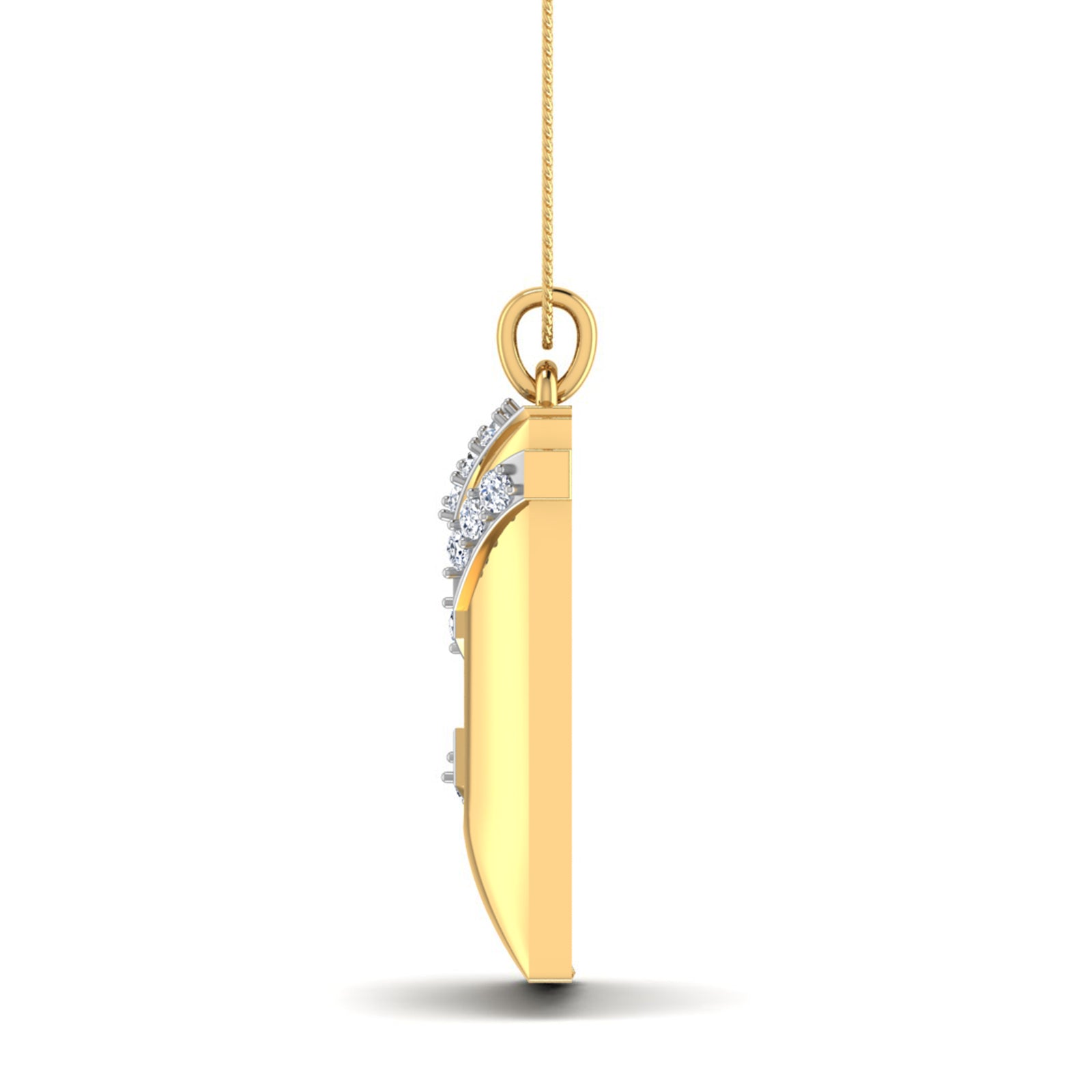 Nidal Jewels | Ethereal Diamond Frame Pendant - Nidal Jewels